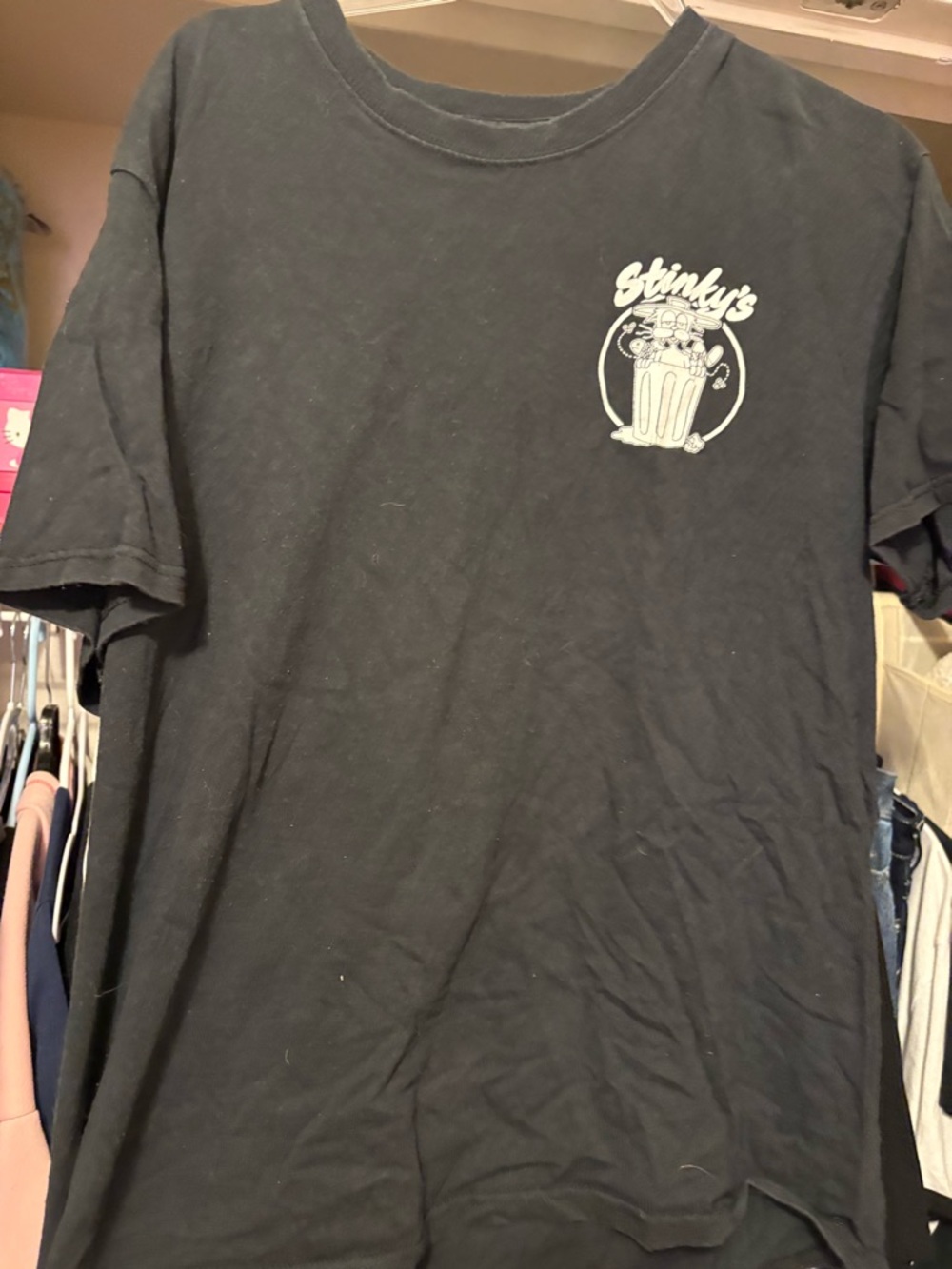 Stinky's Black Short Sleeve Graphic Tee